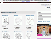 Tablet Screenshot of dibujalia.com
